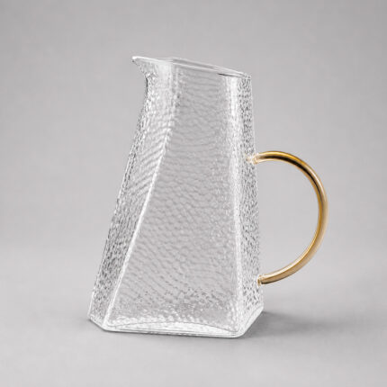9pc Glass Pitcher Set with Stand & Tray – Serveware for Homes & Hotels i
