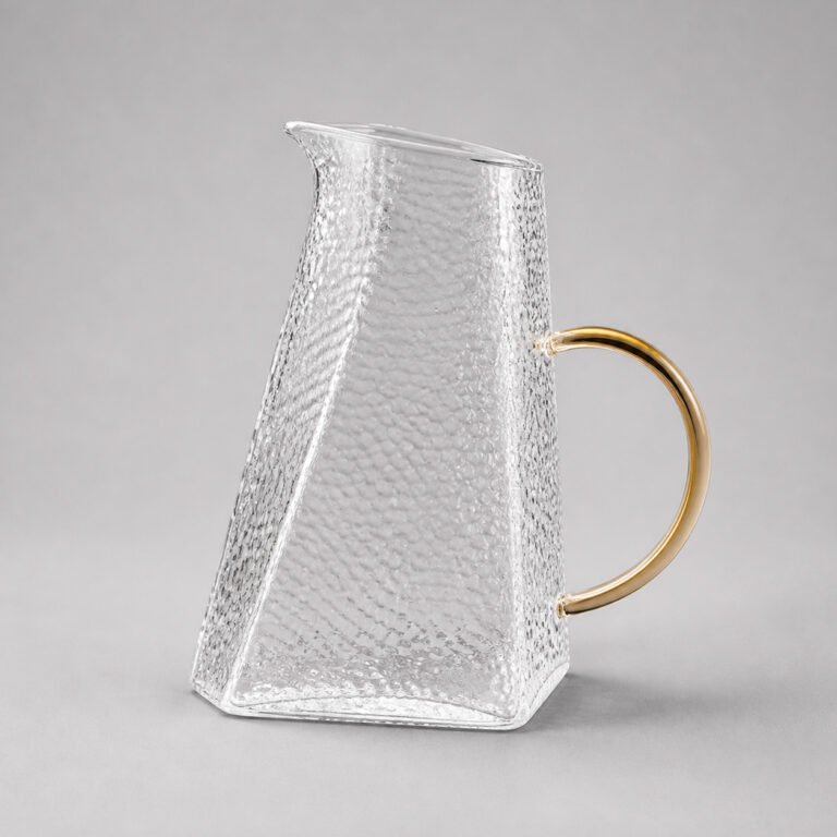 9pc Glass Pitcher Set with Stand & Tray – Serveware for Homes & Hotels i