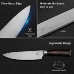 imarku 11pc Knife Set with Block – Pro Kitchen Set for Homes & Chefs iii