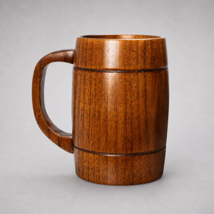 Wooden Beer Mug – Rustic Drinkware for Homes, Bars & Restaurants