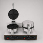 Double Round Waffle Maker – Commercial Machine for Hotels & Cafés