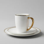 Gold & White Dinner Set – 16pcs Porcelain for Homes & Hotels i