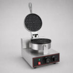 Single Round Waffle Maker – Commercial Use for Cafés & Kitchens