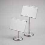 Stainless Steel Buffet Label Holder – Display Tags for Hotels & Catering i