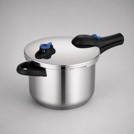 Stainless Steel Pressure Cooker 6L/8L – Fast,& Reliable Cooking