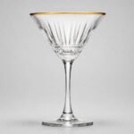 Pasabahce Elysia Gold Rim Martini Glass Set 6pcs for Hotel Kitchens, Restaurant Kitchens, Commercial Kitchens