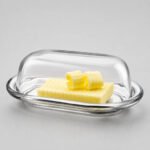 Pasabahce Glass Butter Dish for Hotel Kitchens, Restaurant Kitchens, Commercial Kitchens i