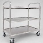 3 Tier Stainless Steel Kitchen Trolley | For Hotel Kitchens, Restaurant Kitchens, Commercial Kitchens & Industrial Kitchens