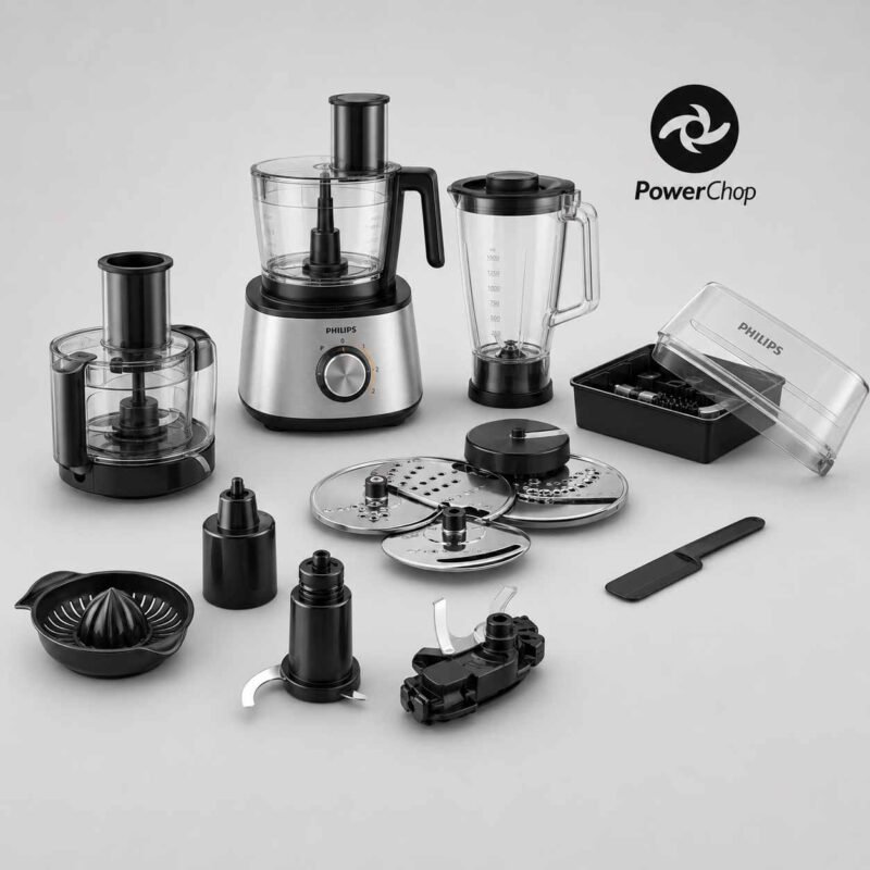Philips HR7778/01 Food Processor Blender offers powerful food preparation. For Hotel Kitchens, Restaurant Kitchens
