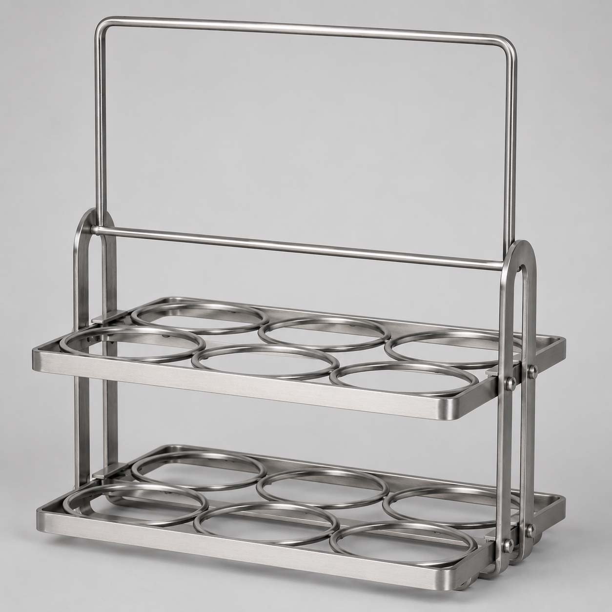 6 Hole Wine Bottle Carrier | For Hotel Kitchens, Restaurant Kitchens, Commercial Kitchens & Industrial Kitchens 6 Hole Wine Bottle Carrier | For Hotel Kitchens, Restaurant Kitchens, Commercial Kitchens & Industrial Kitchens