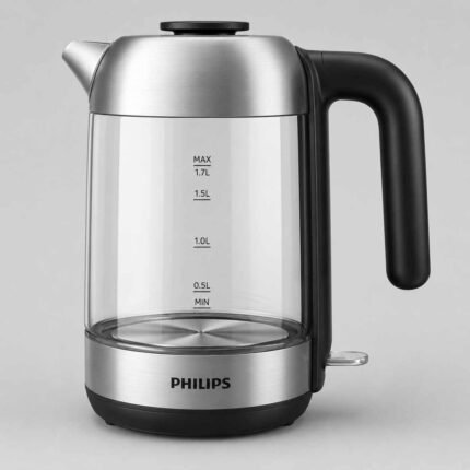 Philips HD9339/81 Acrylic Electric Kettle boils water quickly and safely. For Hotel Kitchens, Restaurant Kitchens