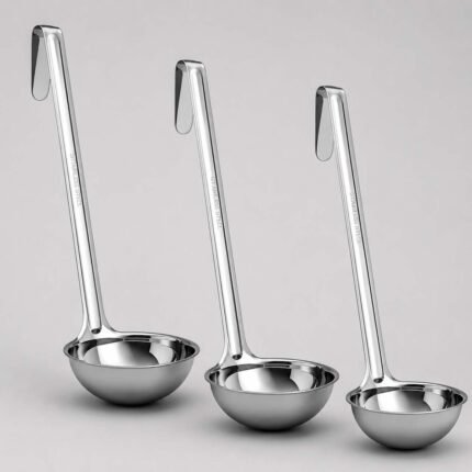 Stainless Steel Long Handle Ladle | For Hotel Kitchens, Restaurant Kitchens, Commercial Kitchens & Industrial Kitchens