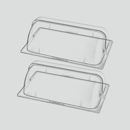 Transparent Propythelene Food pan chafing dish roll top covers ii
