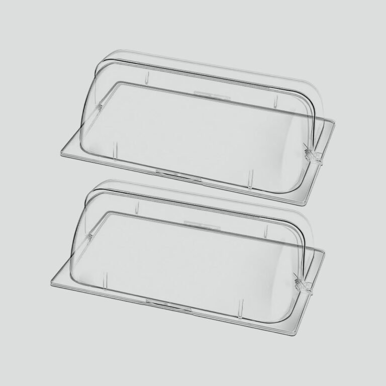 Transparent Propythelene Food pan chafing dish roll top covers ii
