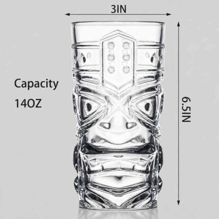 Zombie Tiki Glass Cup | For Hotel Kitchens, Restaurant , Commercial
