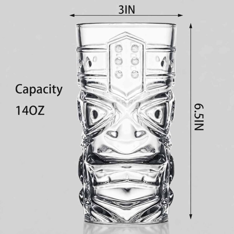 Zombie Tiki Glass Cup | For Hotel Kitchens, Restaurant , Commercial