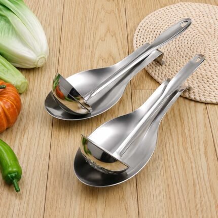 Stainless Steel Fish Shape Spoon Rest For Modern Kitchen i
