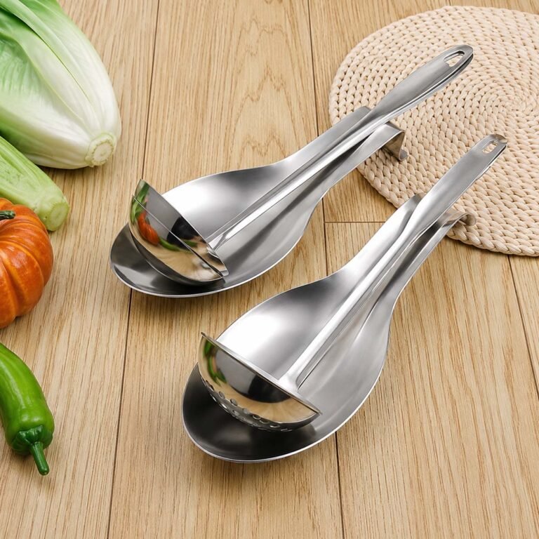 Stainless Steel Fish Shape Spoon Rest For Modern Kitchen i