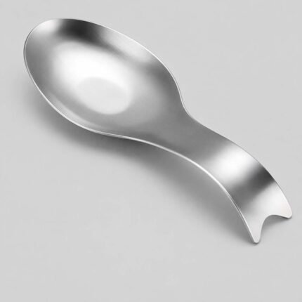 Stainless Steel Fish Shape Spoon Rest For Modern Kitchen