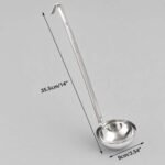 Stainless Steel Ladle For Commercial Kitchen Serving Tool