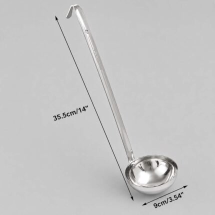 Stainless Steel Ladle For Commercial Kitchen Serving Tool
