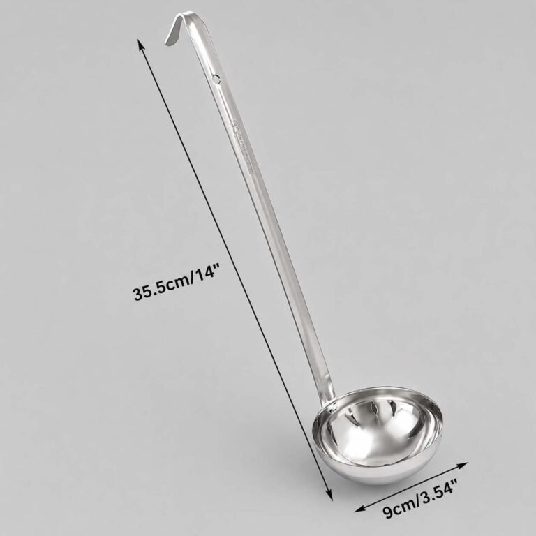Stainless Steel Ladle For Commercial Kitchen Serving Tool