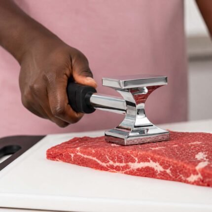 Kitchen Mallet for Steak – Meat Tenderizer Tool for Food Preparation i