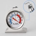 Refrigerator Freezer Thermometer – Stainless Steel Fridge Dial Temperature Gauge