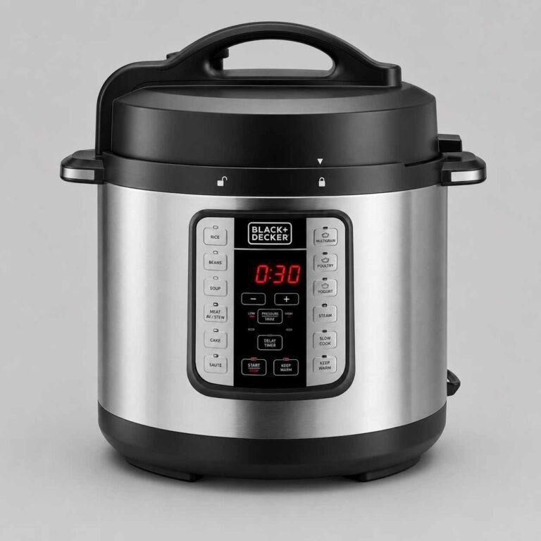 Black+Decker PCP1000-B5 Pressure Pot For Fast and Energy-Efficient Cooking