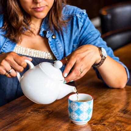White Porcelain Beverage Pot With Lid 42.6cl - Hotel & Restaurant Kitchen i
