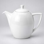 White Porcelain Beverage Pot With Lid 42.6cl - Hotel & Restaurant Kitchen
