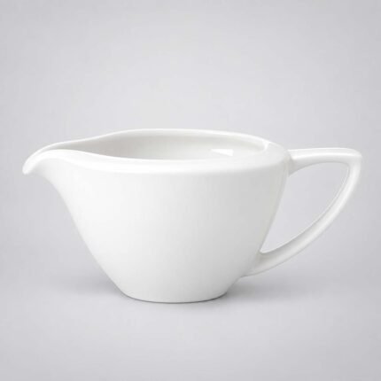 White Porcelain Jug 14cl - Hotel & Restaurant Kitchen i