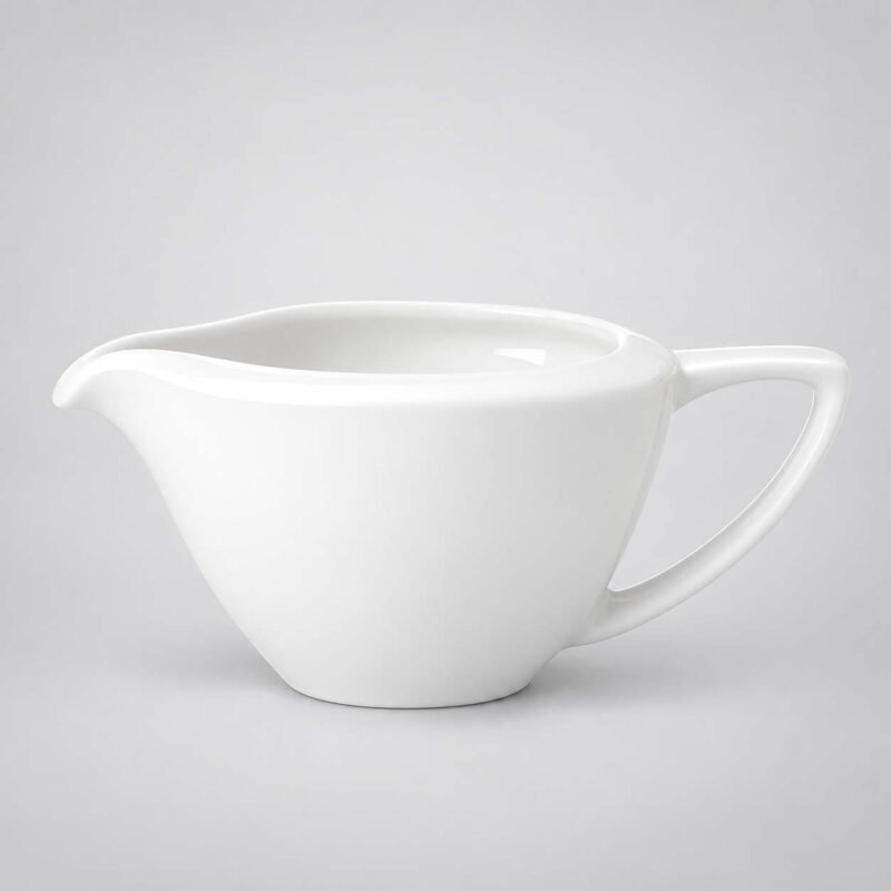 White Porcelain Jug 14cl - Hotel & Restaurant Kitchen i