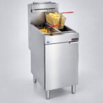 Anvil Double 10L Gas Deep Fryer for Professional Kitchens