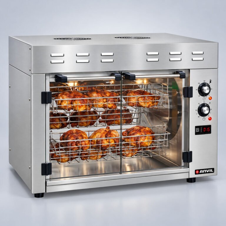 Anvil 16-Bird Electric Chicken Griller for Professional Kitchens