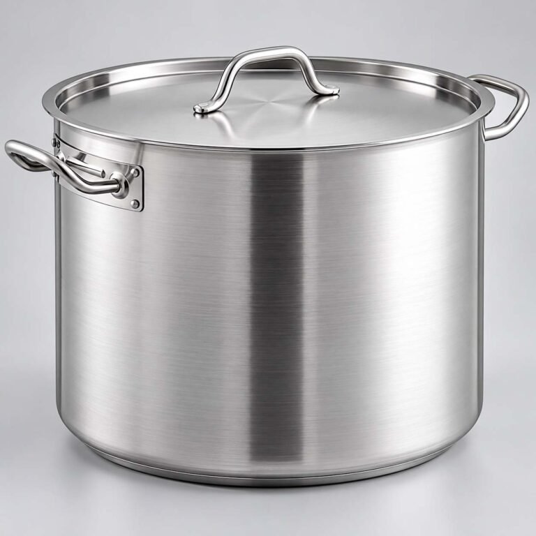Heavy Duty Stainless Steel Casserole Pot for Professional Kitchens 