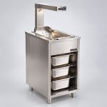 Anvil Floor Standing Chip Dump for Professional Kitchens 