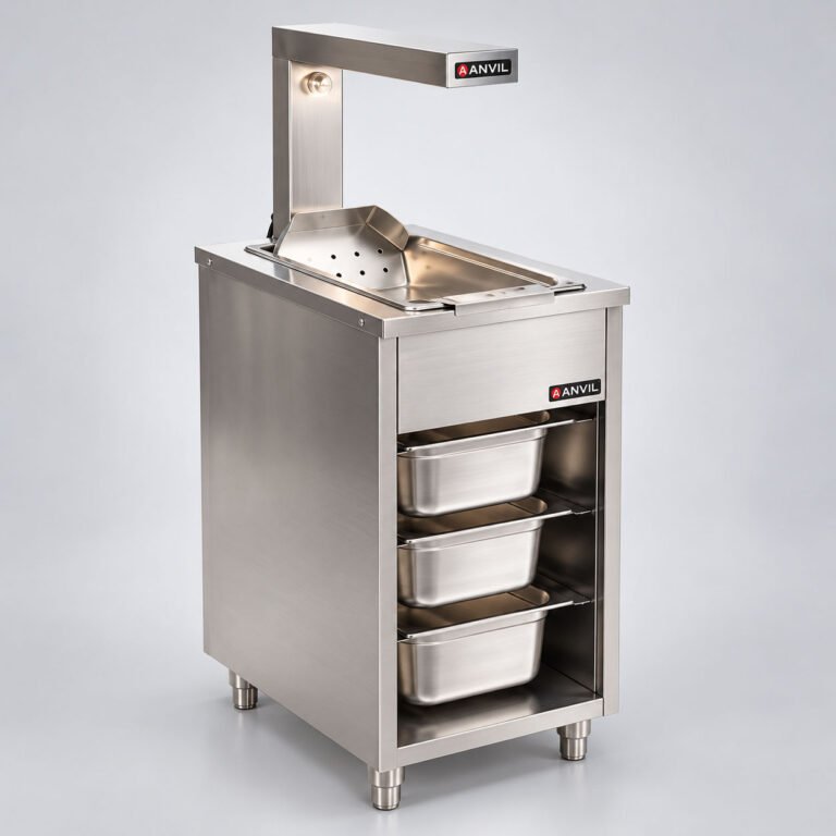 Anvil Floor Standing Chip Dump for Professional Kitchens 