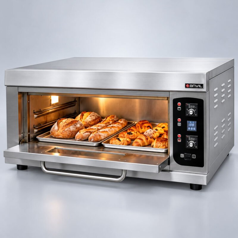 Anvil 2-Tray Single Deck Oven for Professional Kitchens i